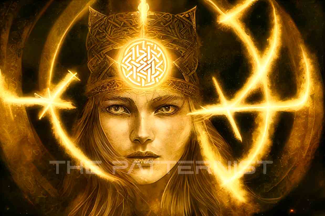 Astroloy numerology spiritual Medieval viking warror beside 15d6c9