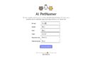 AI Pet Name Generator
