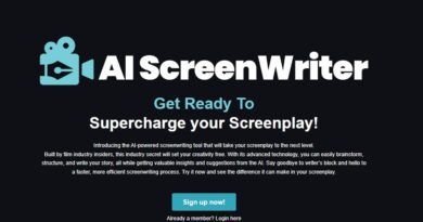 AI Screenwriting Tool aiscreenwriter.com