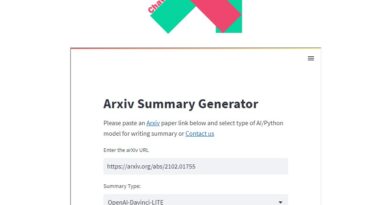 Arxiv Summary Generator chatgptai.me