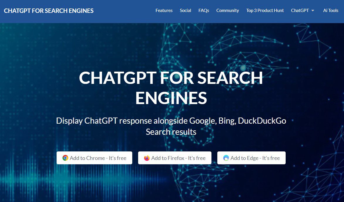 ChatGPT for Search Engines chatonai.org