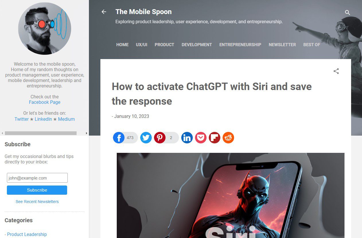 ChatGPT for Siri mobilespoon.net