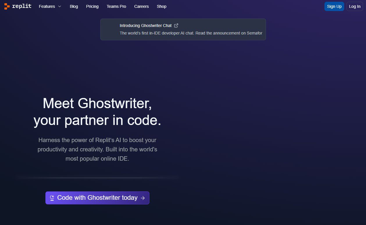 Ghostwriter replit.com