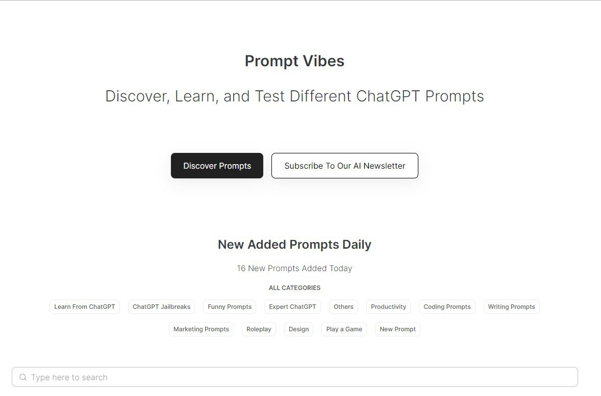 Prompt Vibes.com