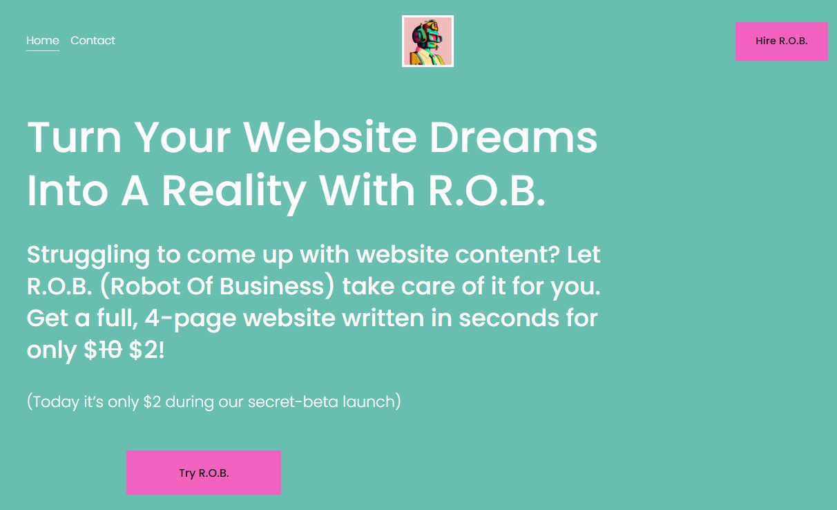 R.O.B. Robot Of Business robotofbusiness.com