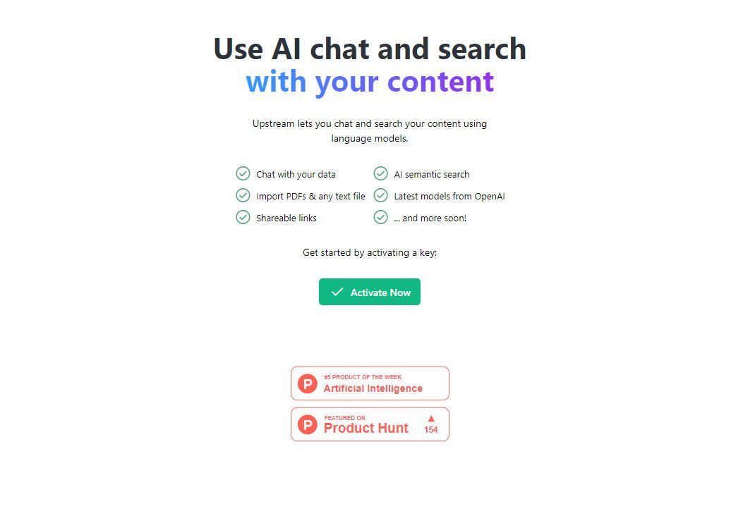 Upstream AI chat.upstreamapi.com